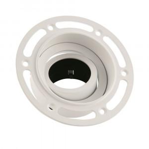 Arc LED Plaster-in Adjustable Trimless GU10 Downlight (White)