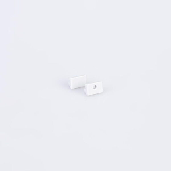 Pair of End Caps for Arc LED Micro LED Profile (Silver) | ArcLED