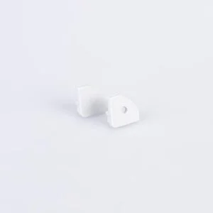 Pair of End Caps for Arc LED 45 Degree Profile (Silver)
