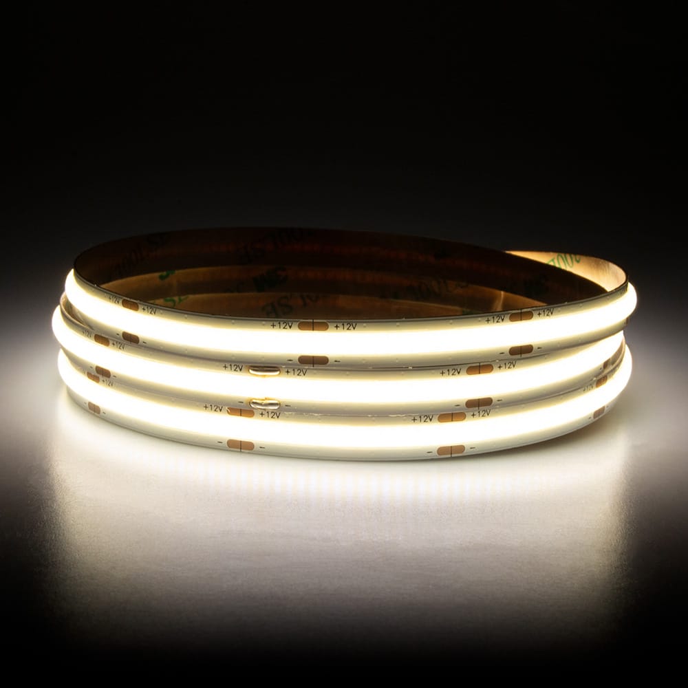 Arc LED 12V 10W COB LED Strip 4000K (Natural White) 8mm Wide | ArcLED