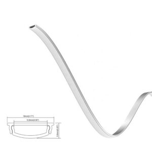 ARC-BEND 2 Metre Bendable Surface Mounted LED Profile (Silver)