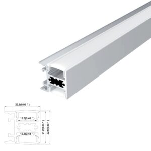 ARC-DUAL  2 Metre Dual Surface Mount LED Profile