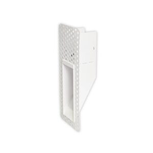 Arc LED GU11 Anti-Glare Plaster in LED Wall Light (White)