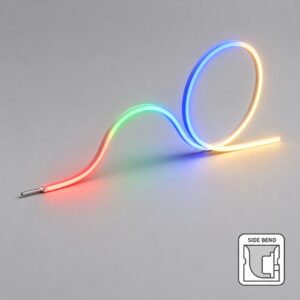 Arc LED 24V 18W 12x20mm Side Bend RGB+2700K Neon Flex