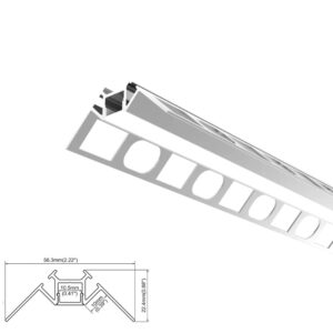ARC-TIIC 2m 10.5mm Internal Corner Tile in Profile