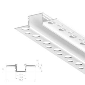 ARC-TLPB13 Arc LED 13.4mm Plaster in Profile- 3m