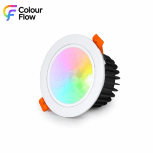 Colour-flow 12W Anti-glare RGB+CCT LED Downlight (2.4GHz)