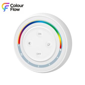 Colour-Flow 2.4G 4 Zone Rainbow Remote for RGB+CCT LED Strip (White)