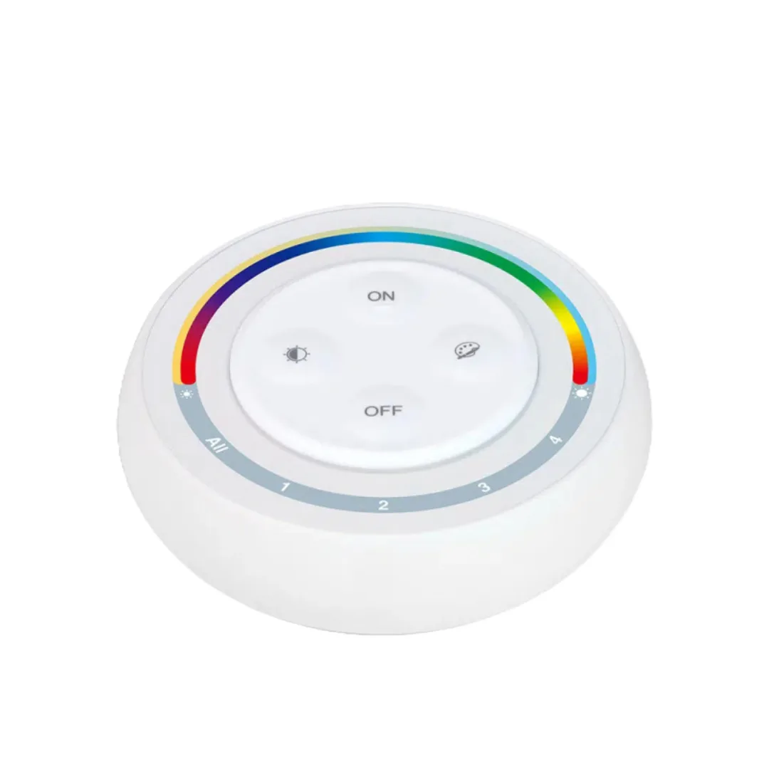 Colour-Flow 2.4G 4 Zone Rainbow Remote for RGB+CCT LED Strip (White)