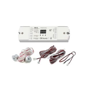 Arc LED 5-24VDC Dual PIR Sensor + Dual Push Button SPI Controller (White)