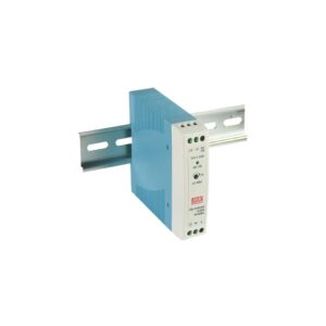 Meanwell 24V 20W DIN Rail Power Supply (White)