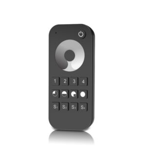 Arc LED Single Colour 4 Zone Remote Control (Black)