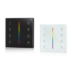 Arc LED 4 Zone RGB/RGBW Touch Wall Panel