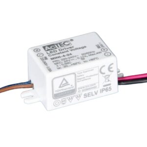Arc LED 24V 4W Mini IP65 Constant Voltage Driver (White)