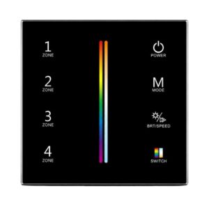 Arc LED 4 Zone RGB+CCT Touch Wall Panel