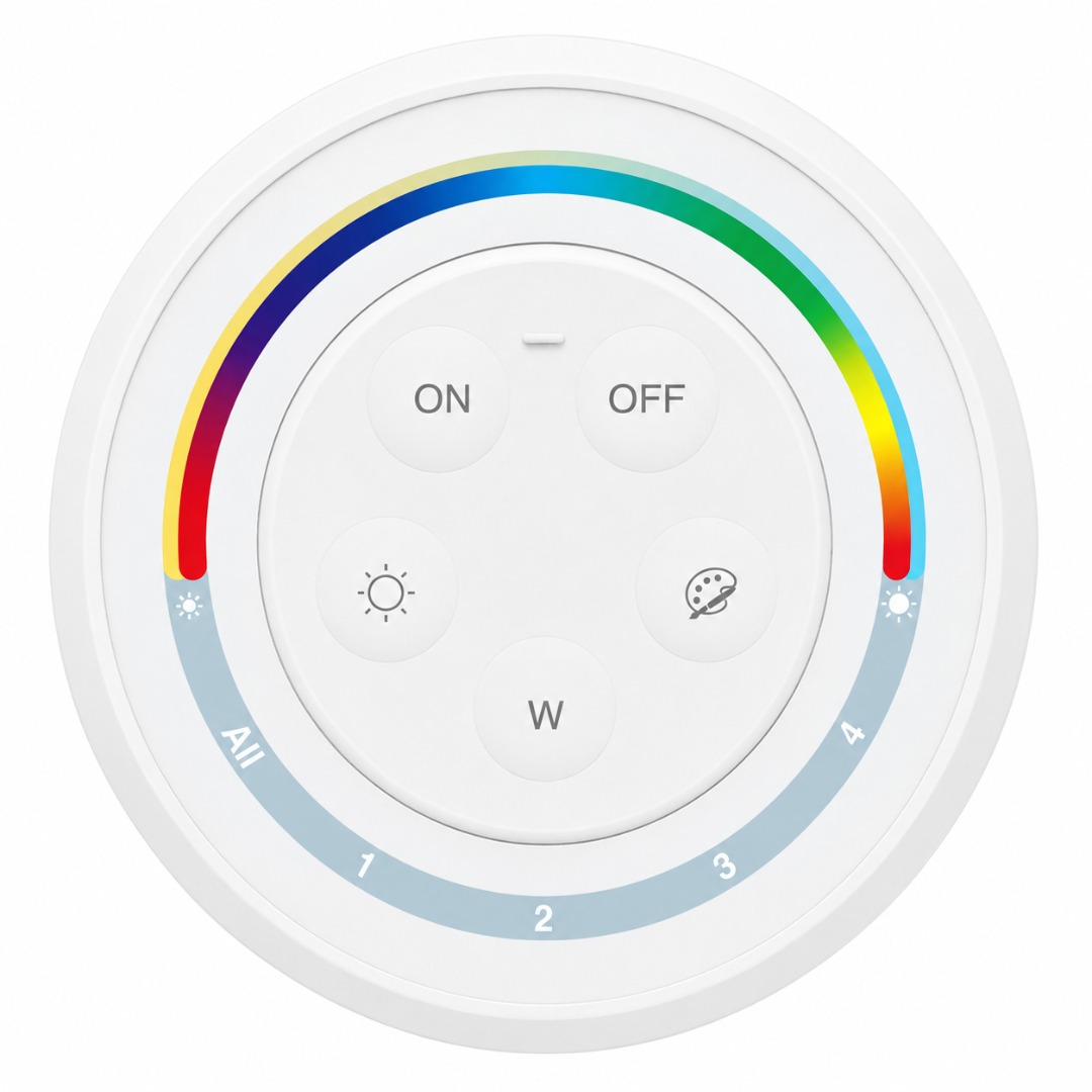 Rainbow 4-Zone Remote - White