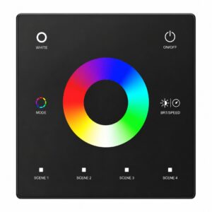 Arc LED 1 Zone RGBW Battery Operated Touch Wall Panel