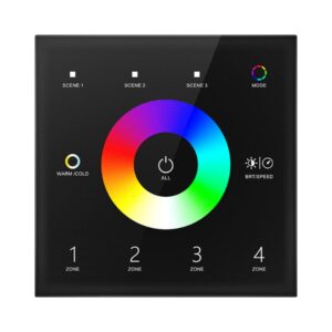 Arc LED 4 Zone RGB+CCT Touch Wall Panel