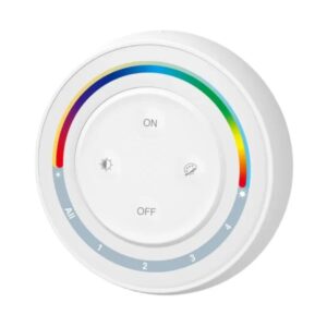 Colour-Flow 2.4G 4 Zone Rainbow Remote for RGB+CCT LED Strip (White)
