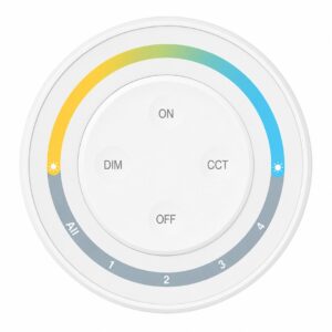Colour-Flow 2.4G 4 Zone Sunrise Remote for CCT LED Strip (White)