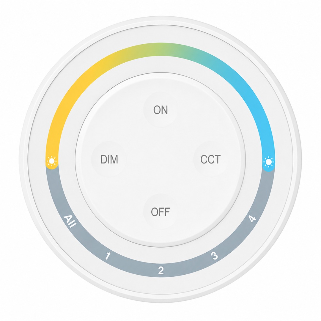 Sunrise 4-Zone Remote - White
