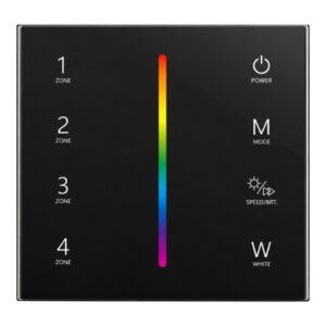 Arc LED 4 Zone RGBW Battery Powered Wall Panel
