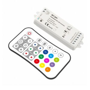 Arc LED WiFi/Tuya Digital Pixel RGB/RGBW Receiver & Remote (White)