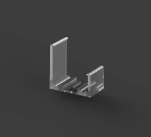 Arc-45 Plastic Mounting Clip Accessory (Clear)