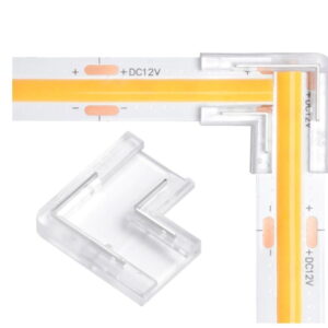 Arc LED 2 Pin 8mm COB L Connector (Clear)