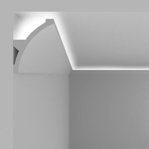 Eleni Lighting EL708 Curved LED Linear Cornice (White)