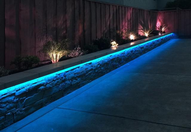 Texture Wall Lighting Using LED Strip