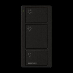 Lutron - Pico RF Lights 3 Button - Black