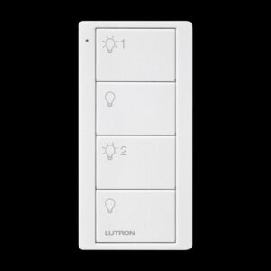 Lutron - Pico RF Lights 4 Button 2-Group - Arctic White