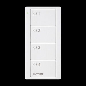 Lutron - Pico RF Lights 4 Button 4-Group - Arctic White