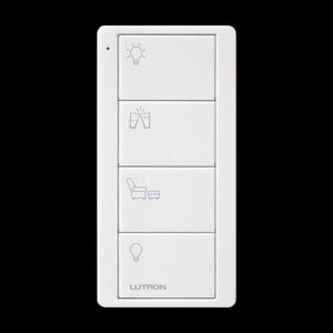 Lutron Pico RF RA2 4 Button Room Family (Arctic White)