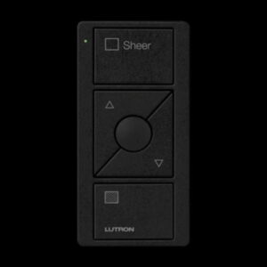 Lutron - Pico RF Shades 2 Button Sheers R/L - Black