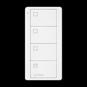 Lutron - Pico RF Shades 4 Button Scene - Arctic White