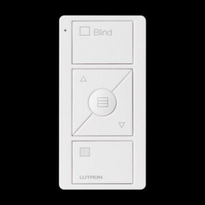 Lutron - Prico RF Shades 2 Button Horizontal - Arctic White