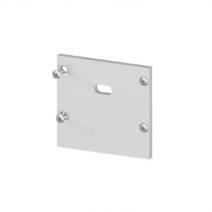 Pair of End Caps for ARC-22 (Silver)