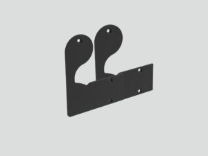 Pair of End Caps for ARC-HR Profile (Black)