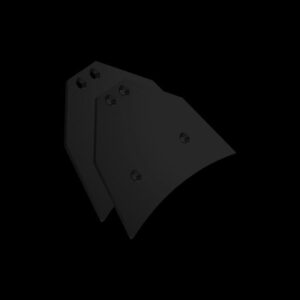 Pair of End Caps for ARC-CEM2-BLK-EC (Black)