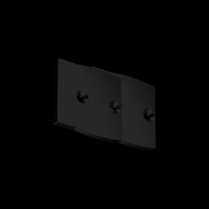 Pair of End Caps for ARC-DUAL-BLK (Black)
