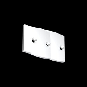 Pair of End Caps for ARC-DUAL-WHITE (White)