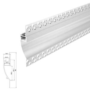 ARC-PBEWW Embedded Wall Washing Plaster in LED Profile Including Diffuser (White)
