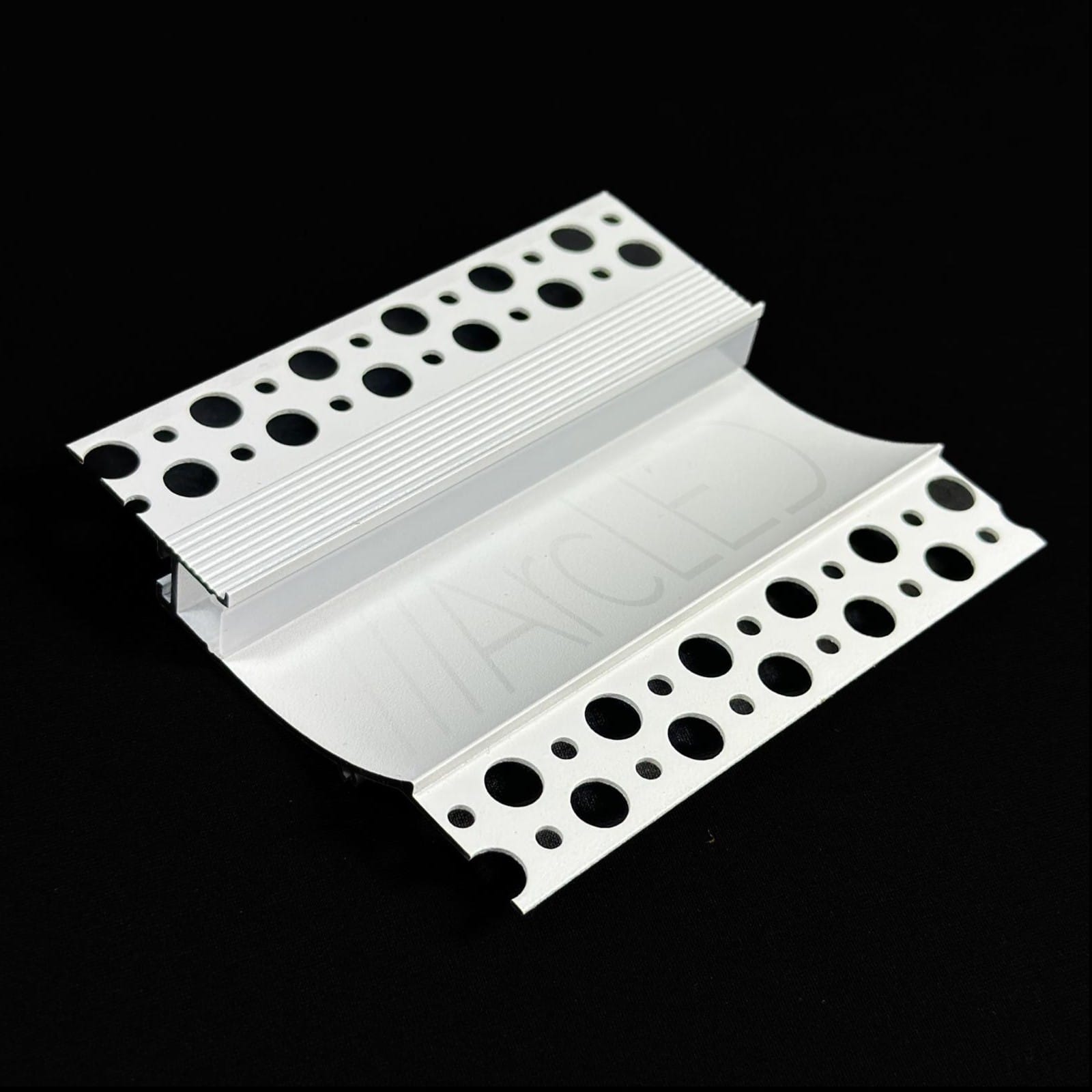ARC-S-PBEWW 2 Metre Slim Embedded Plaster in LED Profile Including Diffuser (White)