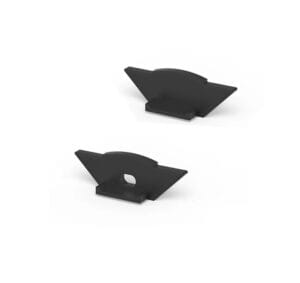 Pair of End Caps for ARC-UEC (Black)