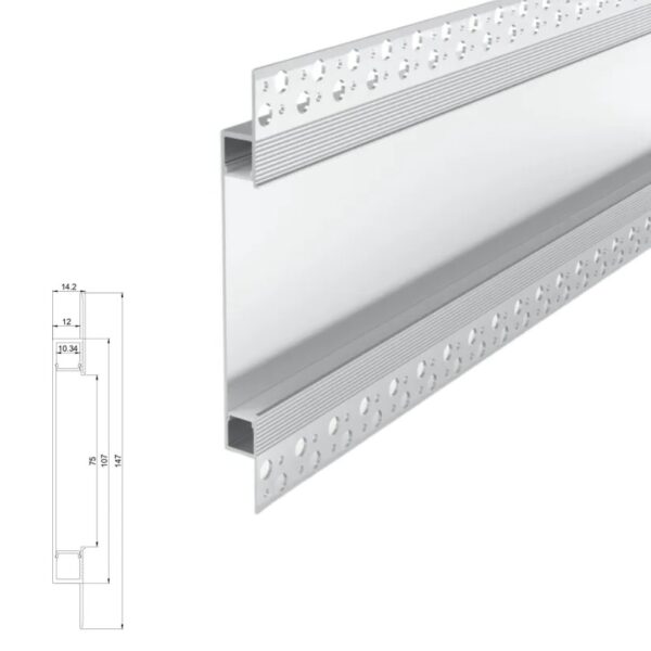 Shadow Gap LED Skirting Trim | LED Profiles & Lighting | ArcLED