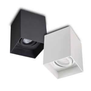 Arc LED Surface Mount GU10 Square Downlight