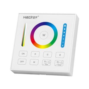 Single Zone RGB+CCT Wall Panel (White) Battery Operated – 2 X AAA Required