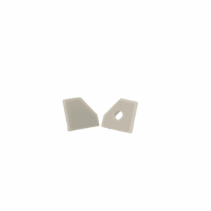 Pair of End Caps for ARC-MICRO45 (Silver)